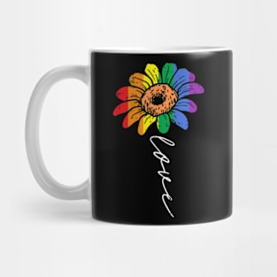 Love SunFloral LGBTQ Flag Gay Pride Ally Mug